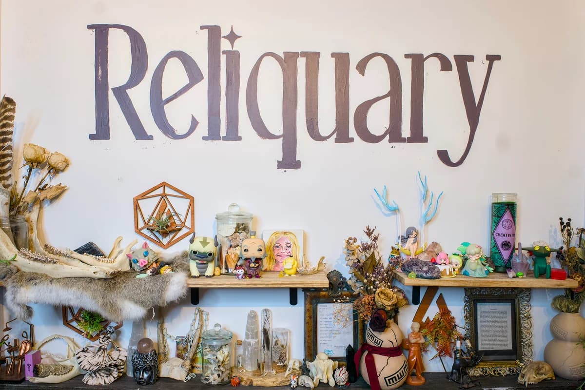 Reliquary studio interior